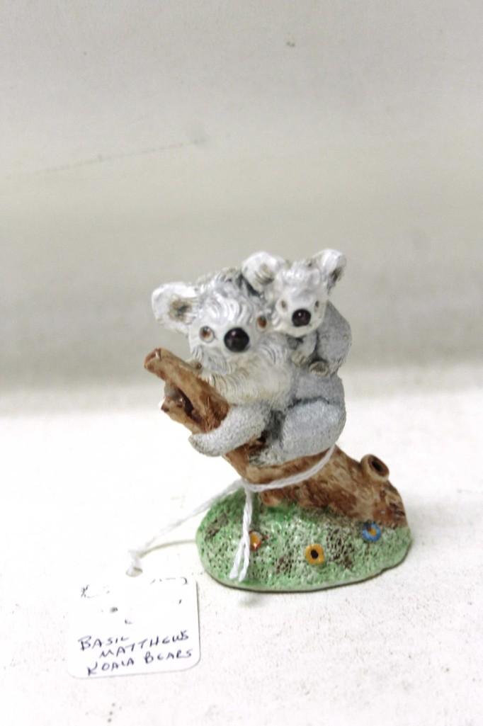 Vintage Basil Matthews Koala Bears Figurine (1 of 4)