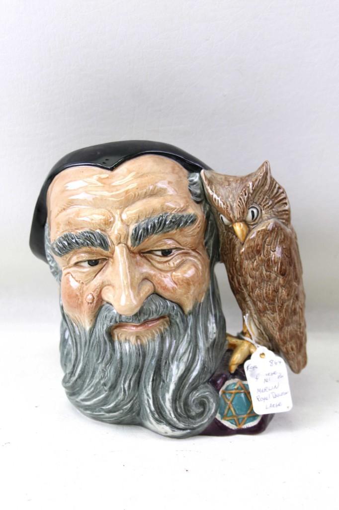 Royal Doulton Merlin Toby Jug or Character Mug D6529 (1 of 4)