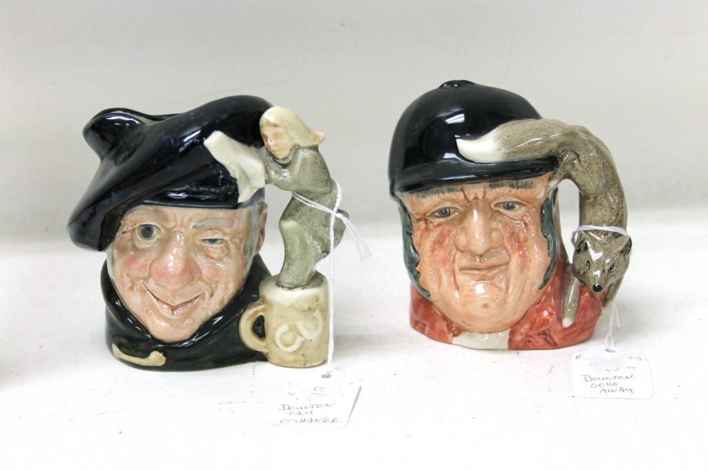 Lot of 2 Royal Doulton Toby Jugs or Character Mugs Gone (1 of 4)