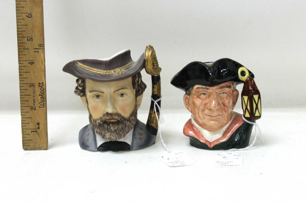 Royal Doulton and Lefton Toby Jugs or Character Mugs (1 of 4)