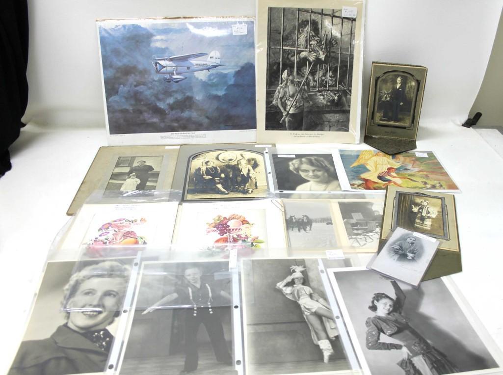 Lot of Vintage Photos and Ephemera: Lot of Vintage Photographs and Ephemera