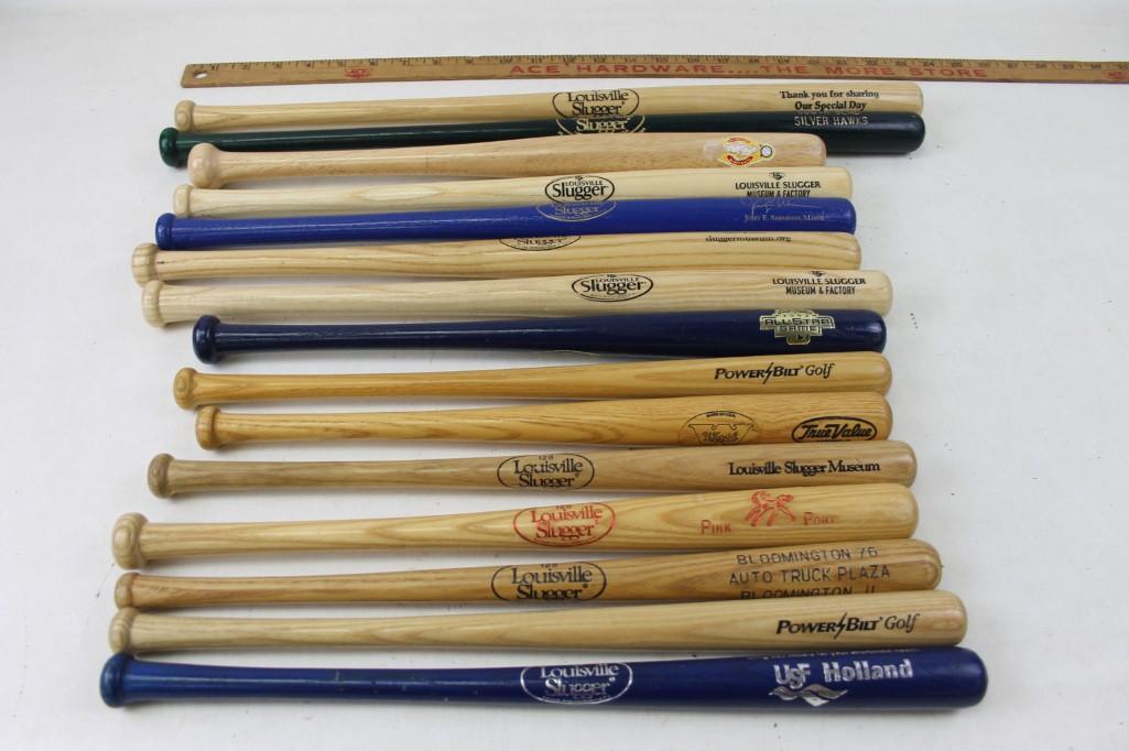 Lot of 15 Mini Baseball Bats (1 of 3)