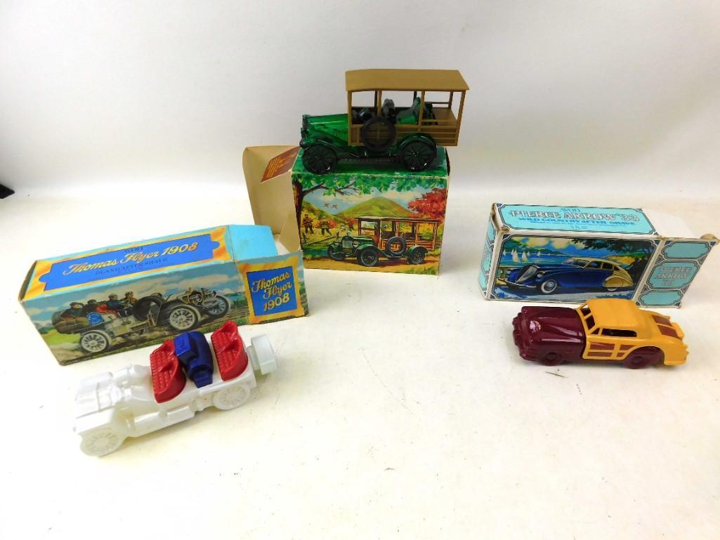 Lot of 3 Avon Collectible Cologne Cars (1 of 4)
