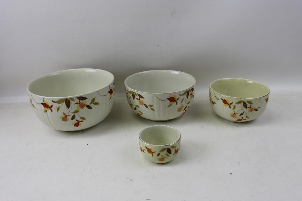 Lot of 4 Hall's Superior Mixing Bowls (1 of 5)