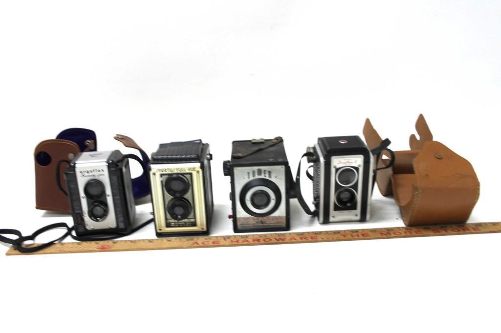 Lot of Vintage Cameras incl Tower , Spartus Full Vue , (1 of 7)
