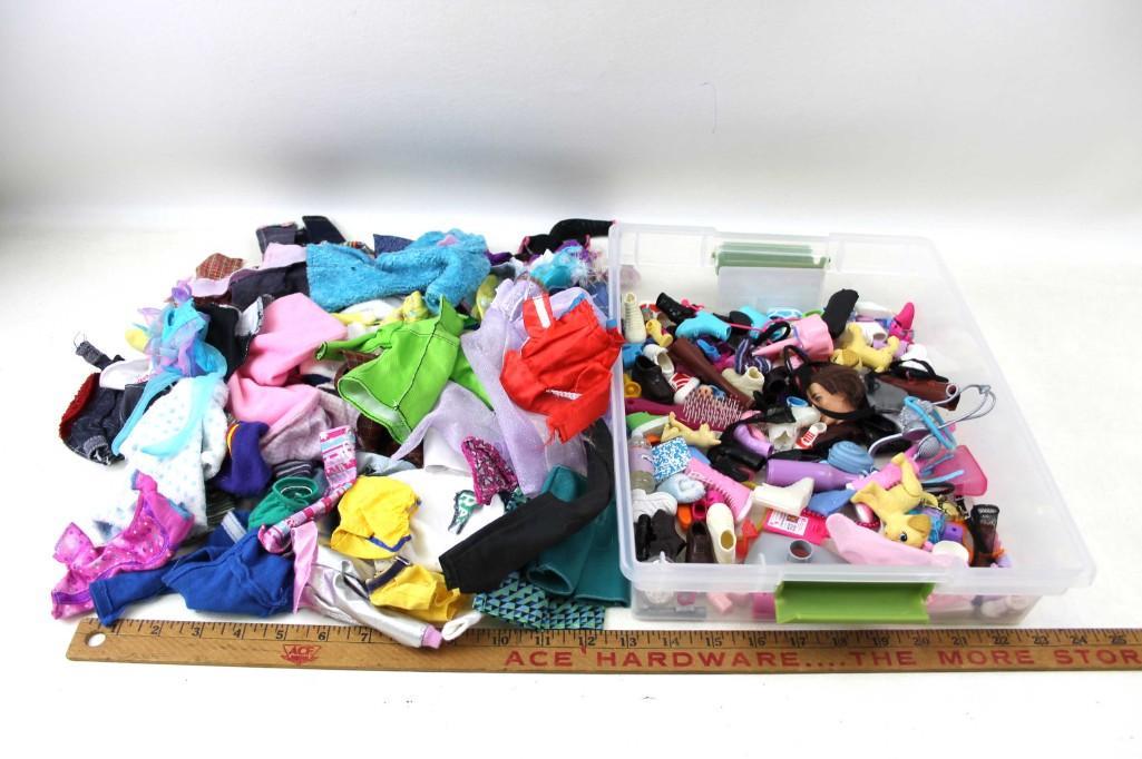 Large Lot of Barbie and Fashion Doll Clothes and (1 of 4)