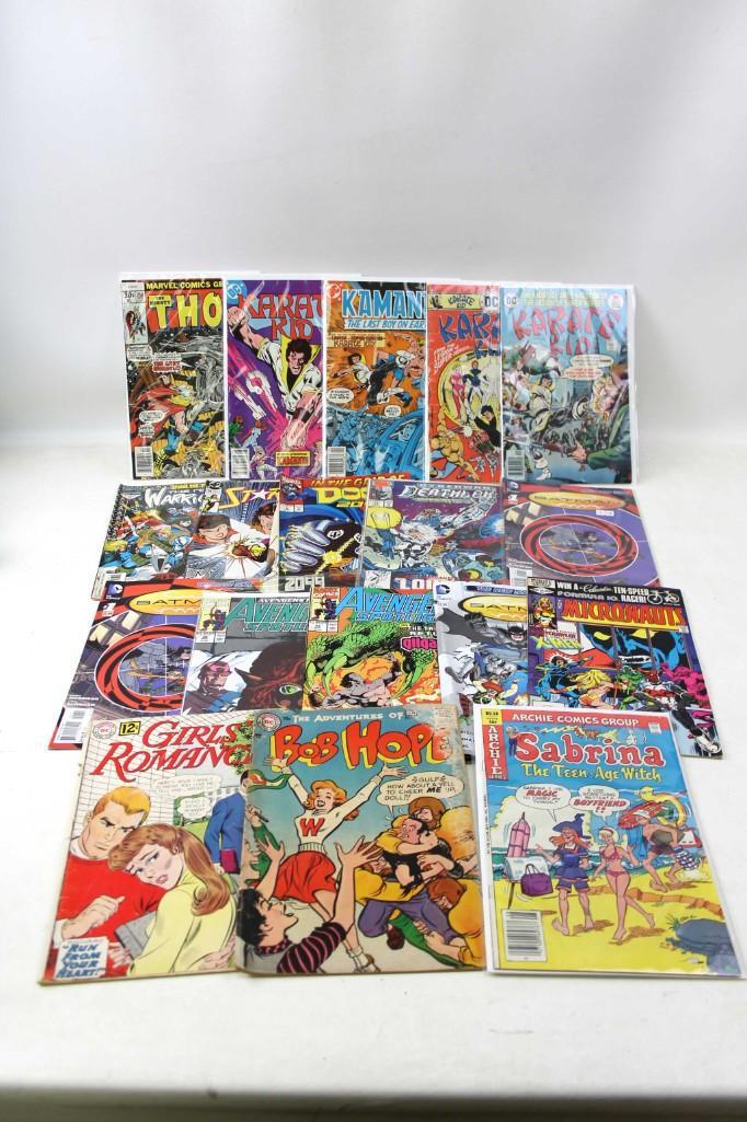 Lot of 18 Comic Books incl Thor , Karate Kid , Kamandi (1 of 3)