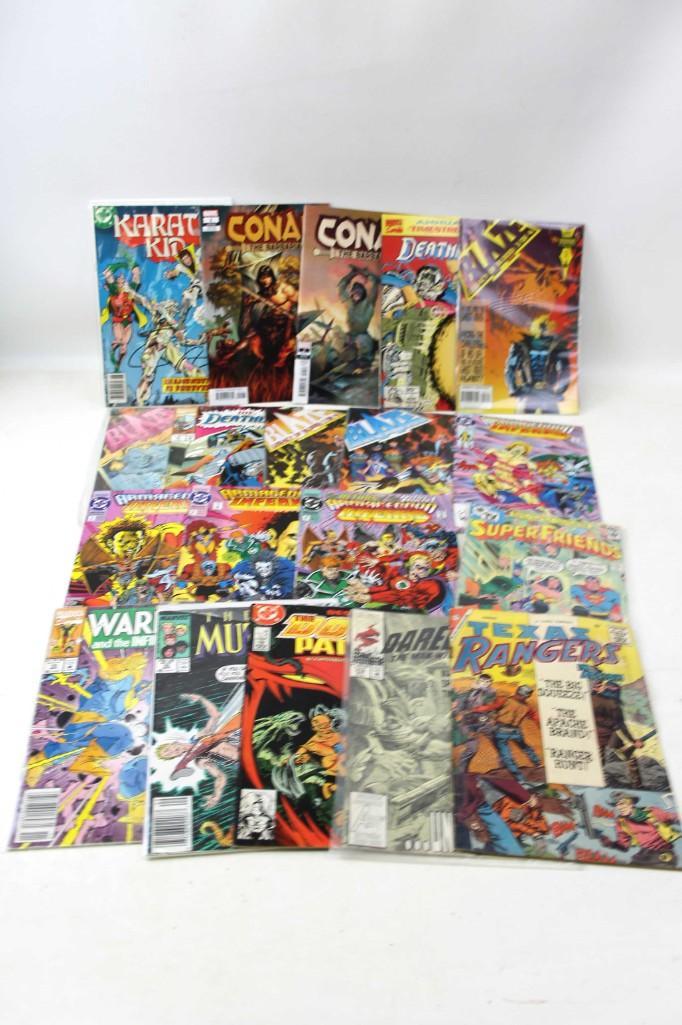 Lot of 19 Comic Books incl Texas Rangers , Superfriends (1 of 3)