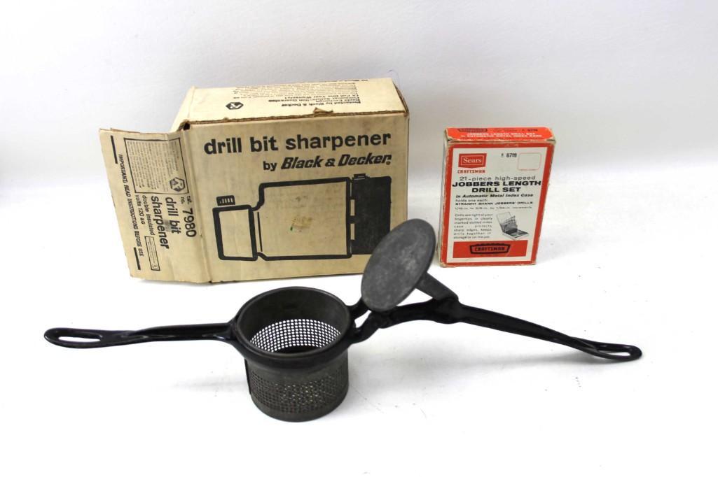 Misc Lot incl Sears Craftsman Drill Bit Set , Black & (1 of 6)