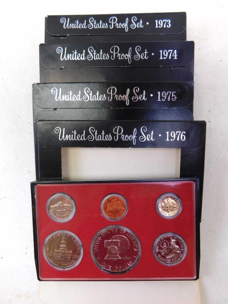 1973-1976 Black box U.S. Proof Coin Sets (1 of 3)