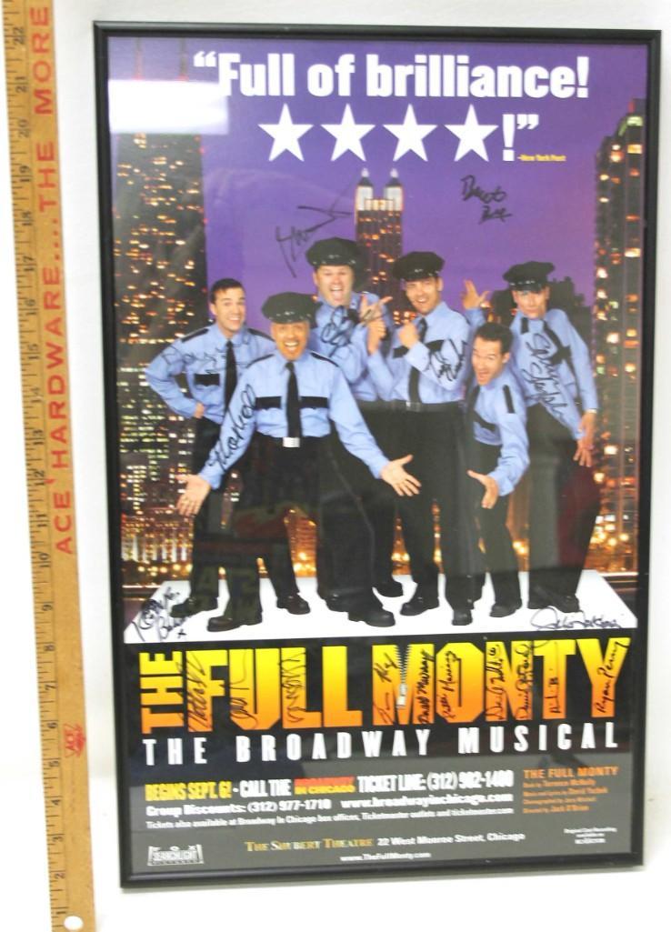 The Full Monty Framed Poster Signed NO COA (1 of 4)