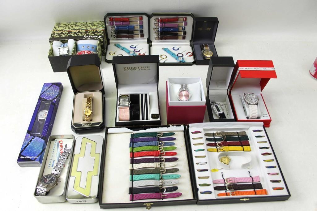 Boxed Watch Lot incl Mickey Mouse Watch: Lot of Watches including a Walt Disney World Mickey Mouse Watch