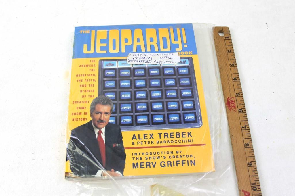 First Edition Jeopardy Book Signed Alex Trebek NO COA (1 of 4)