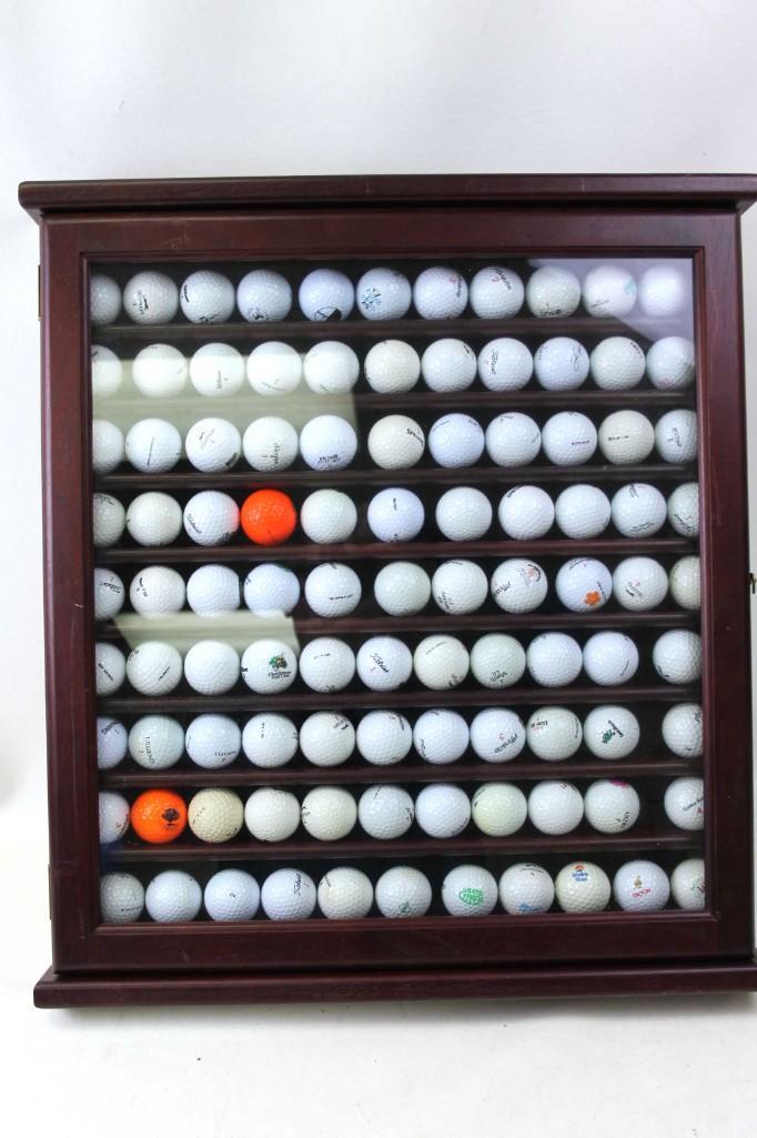 Golf Ball Display Case with Golf Balls with Logos from (1 of 7)