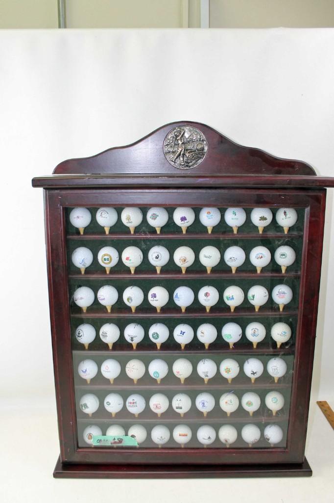 Golf Ball Display Case with Golf Balls with Logos from (1 of 12)
