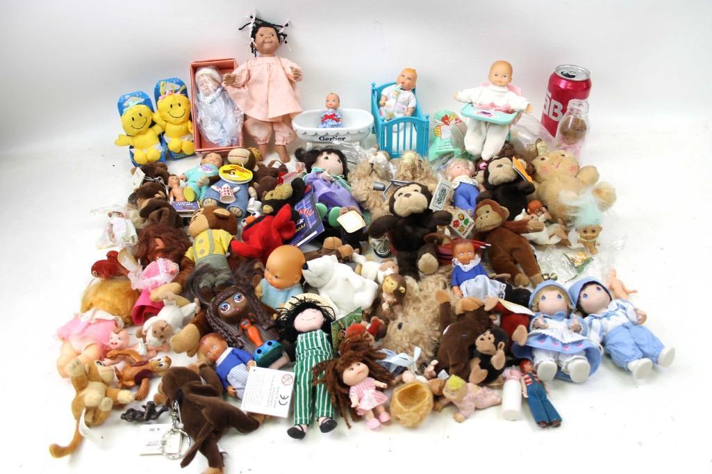 Dolls and Plush Animals Lot incl Precious Moments , (1 of 3)