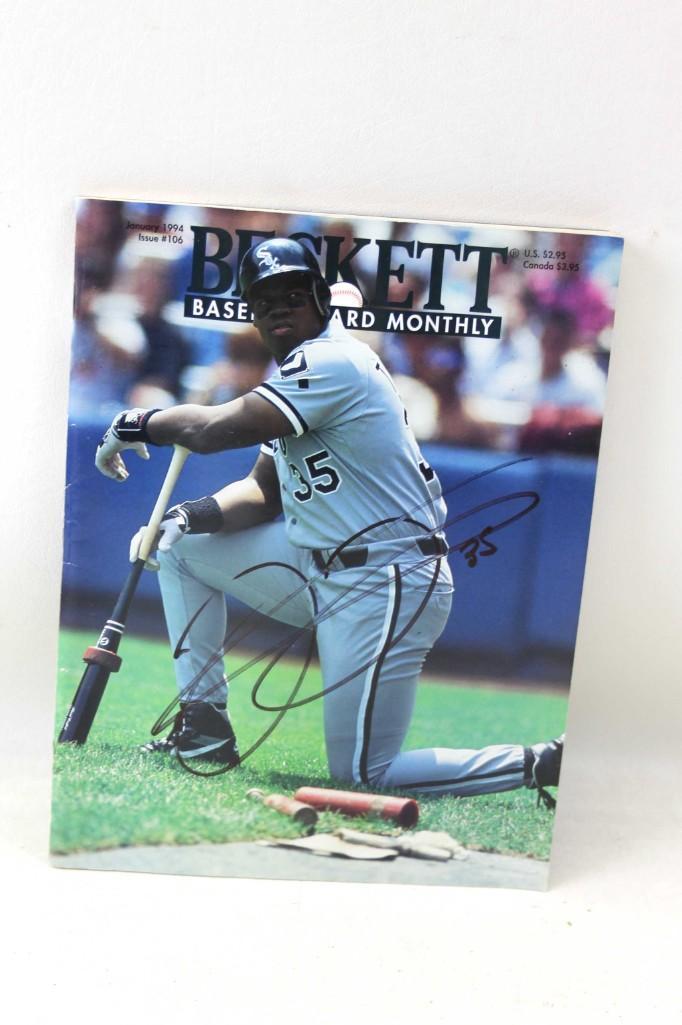 Beckett Magazine Signed Frank Thomas NO COA (1 of 2)