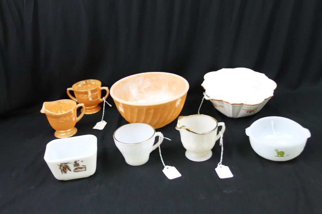 Lot incl Fire King Johnny Hart Comics Bowl , Pyrex (1 of 7)