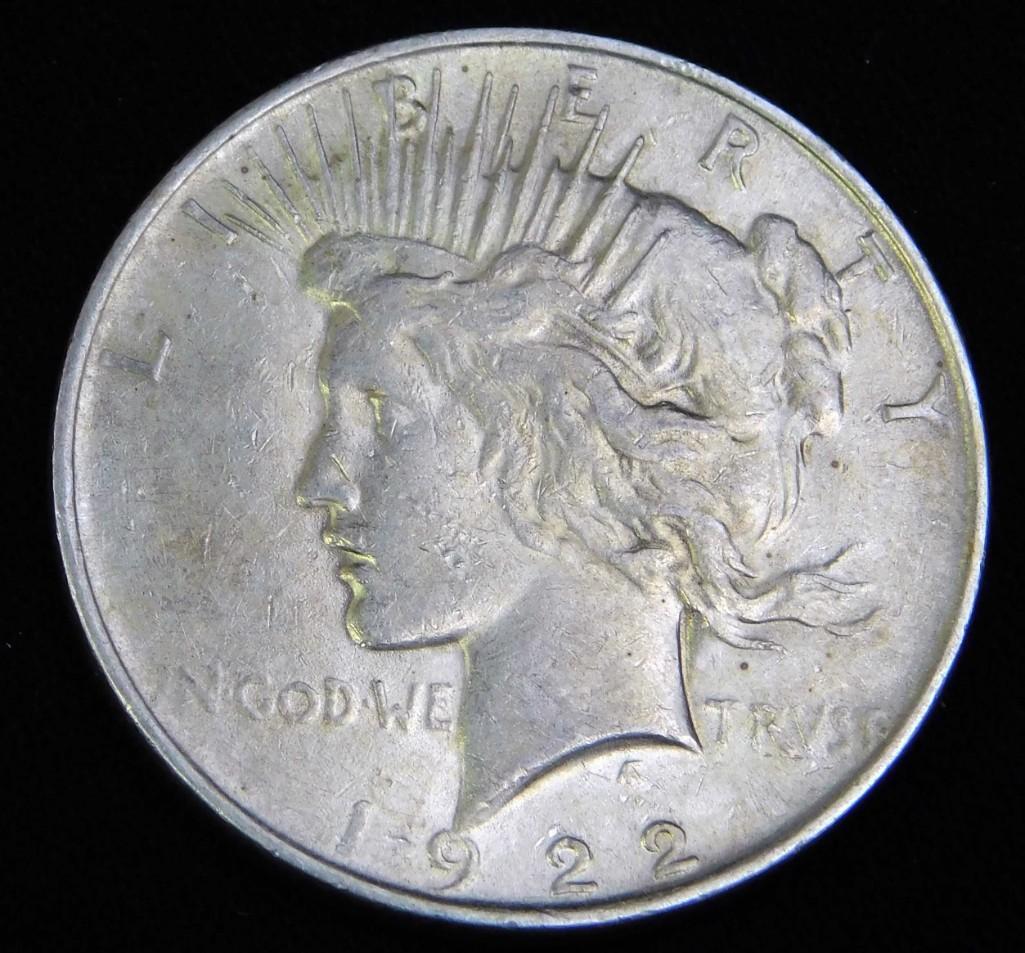 1922-P Silver Peace Dollar (1 of 2)