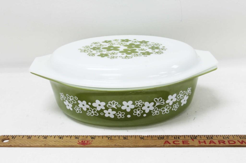 Vintage Pyrex Spring Blossom or Crazy Daisy Casserole (1 of 4)