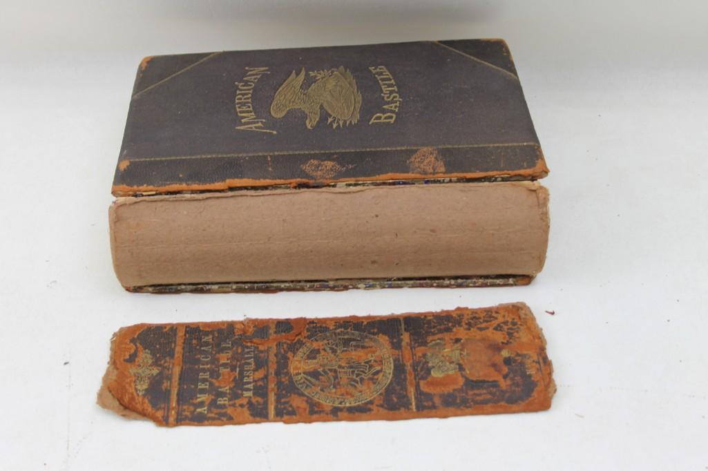 Antique Book American Bastile - John A. Marshall 1884 (1 of 9)