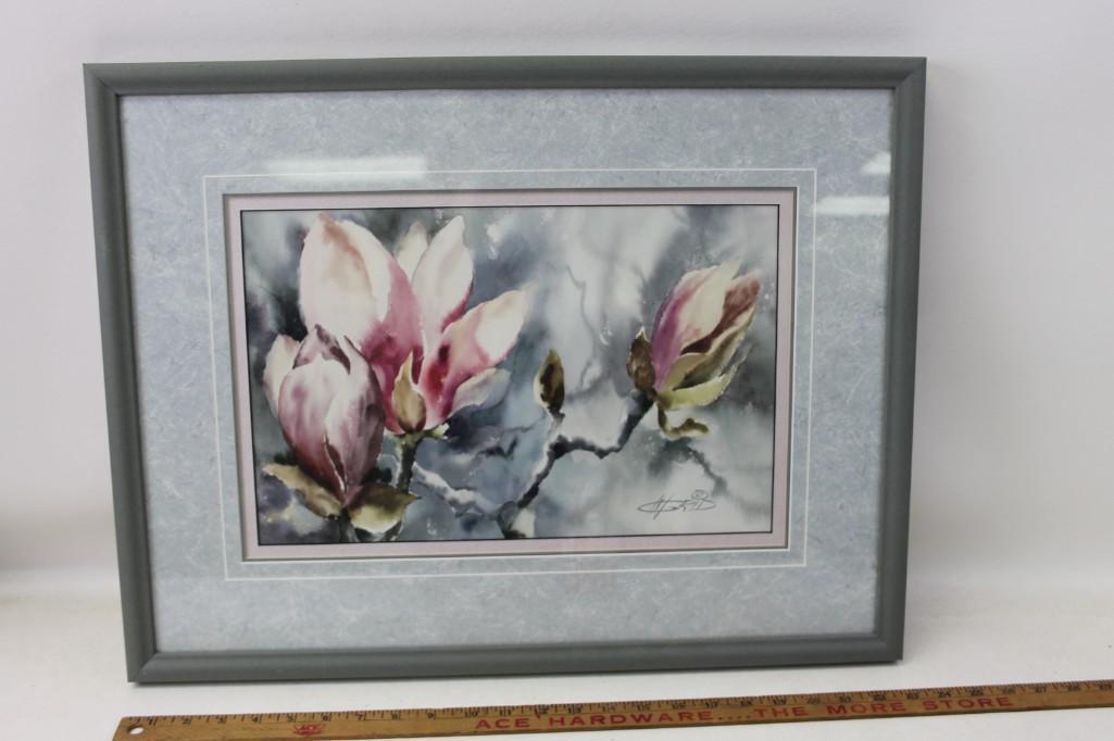 Framed Floral Art Print (1 of 3)