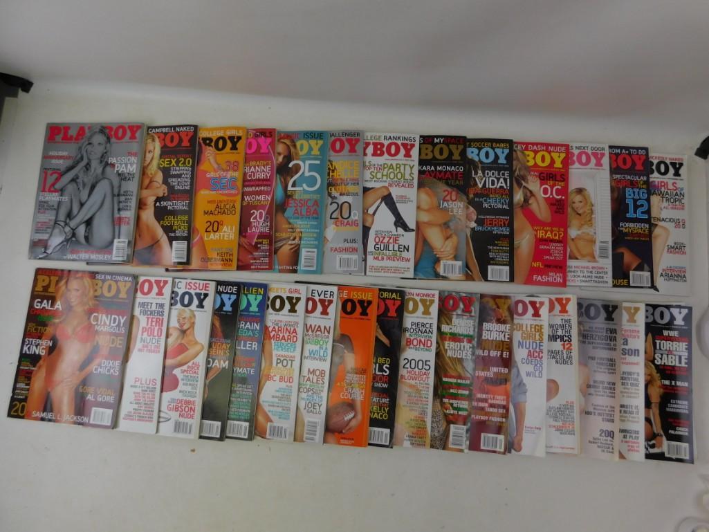Lot of 31 Playboy Magazines from 2004-2007 (1 of 4)