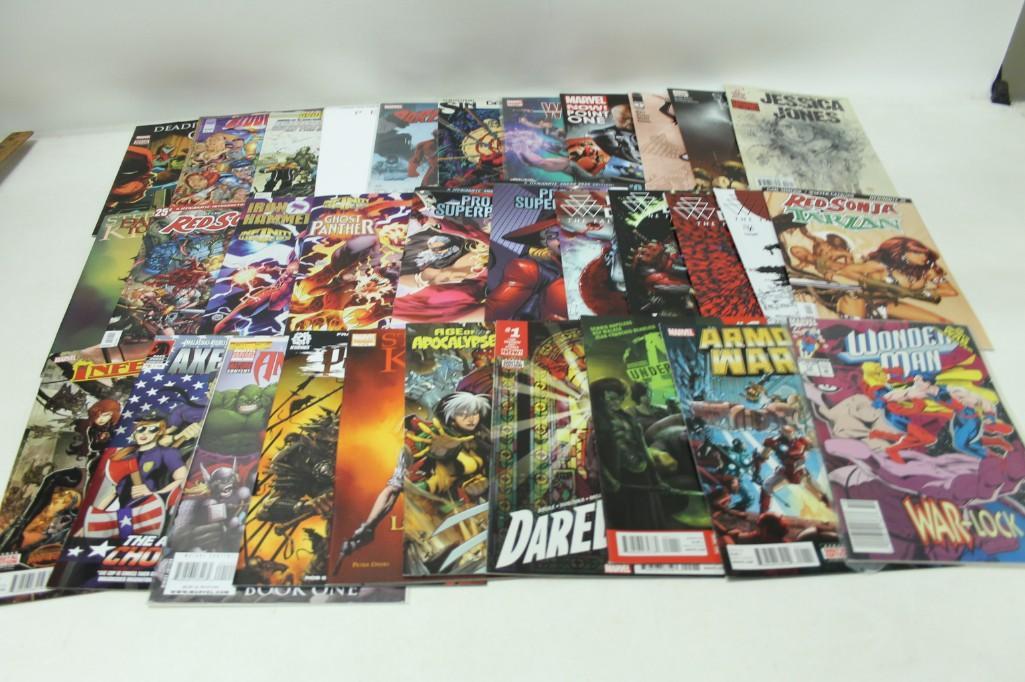 Lot of 32 Comic Books including Age of Apocalypse, (1 of 3)