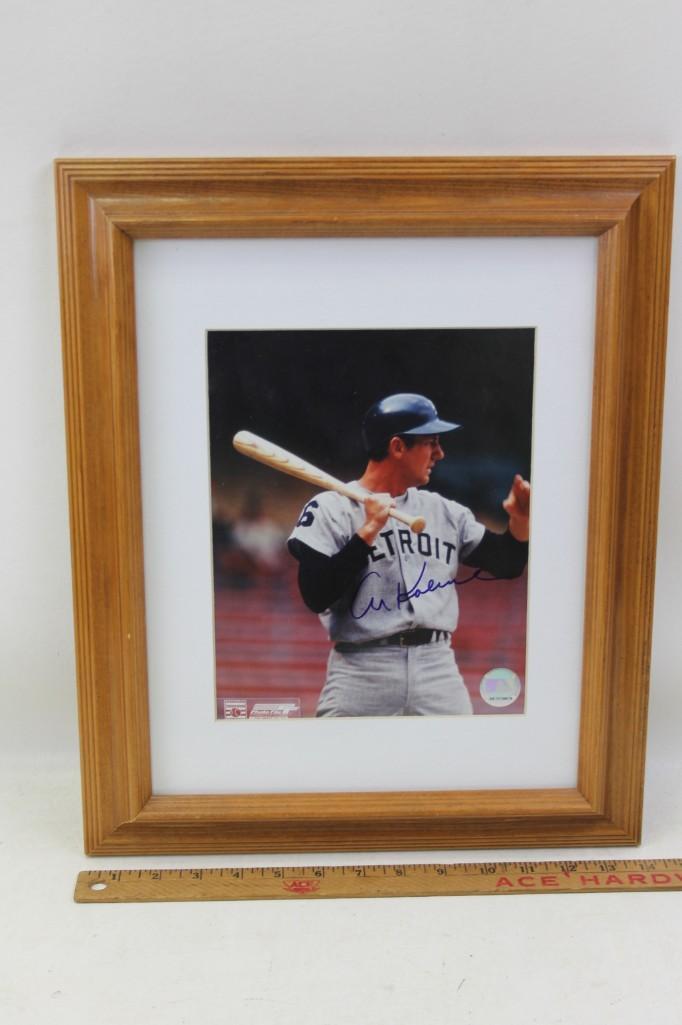 Autographed Framed Photo Al Kaline Baseball Hall of (1 of 3)