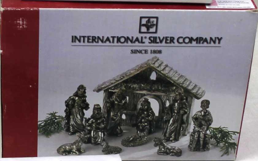 International Silver Company Nativity Set: International Silver Company Nativity Set