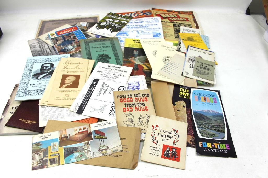 Lot of Vintage Ephemera: Lot of Vintage Ephemera