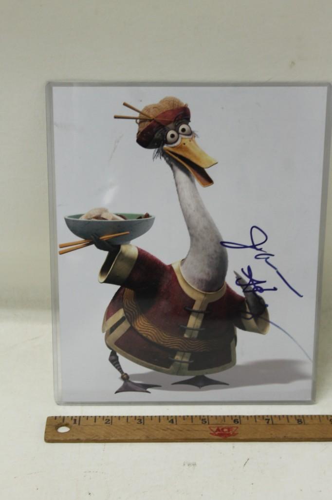 Autographed Picture of Mr. Ping from Kung Fu Panda: Autographed Picture of Mr. Ping from Kung Fu Panda - James Hong with COA