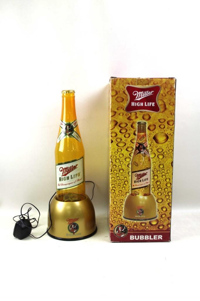 Miller High Life Bubbler Bar Light: Miller High Life Bubbler Bar Light