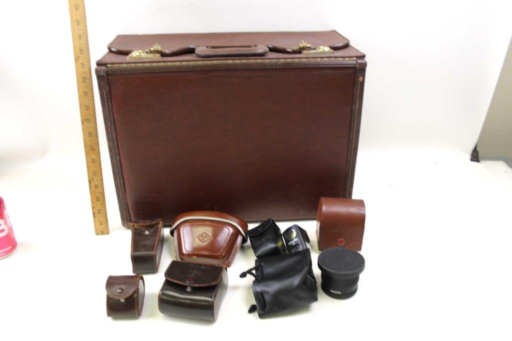 Lot of Camera Accessories incl a Macro Lens and Cases (1 of 4)