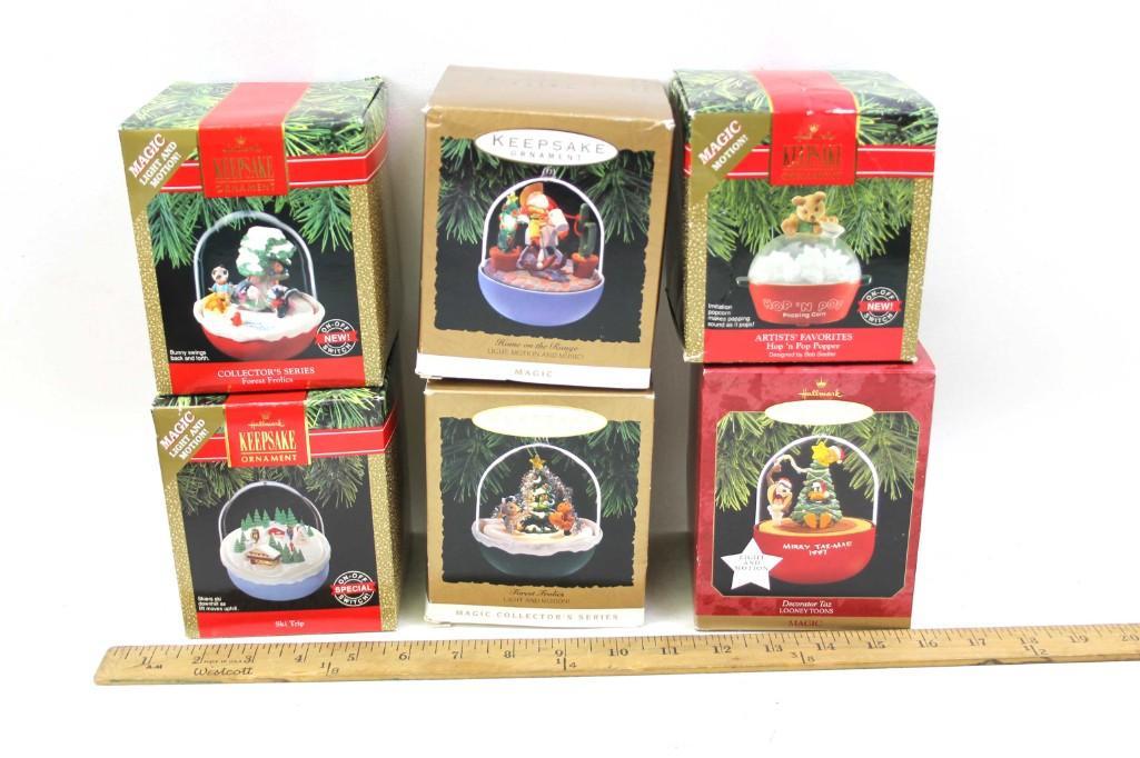 Lot of 6 Hallmark Keepsake Ornaments incl Looney Tunes (1 of 3)