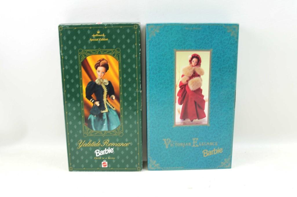 Lot of 2 Barbie Dolls incl Victorian Elegance Barbie (1 of 4)