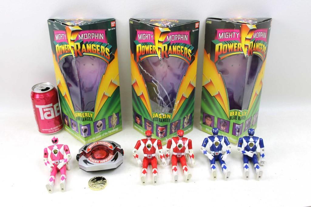 Bandai Mighty Morphin Power Rangers with 3 Original (1 of 4)