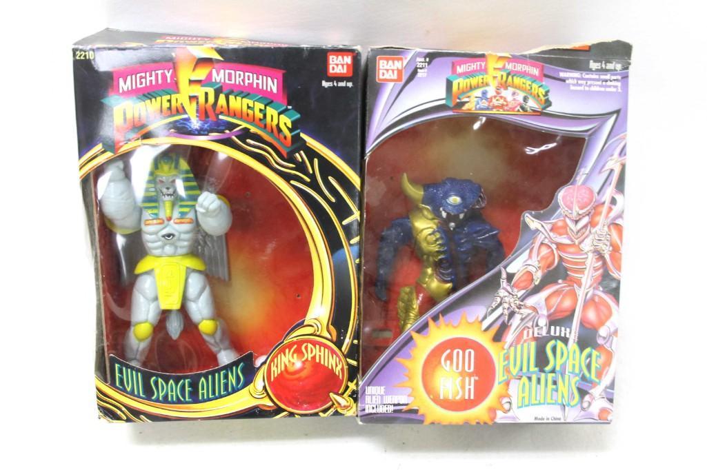 2 Bandai Mighty Morphin Power Rangers Evil Space Aliens (1 of 4)