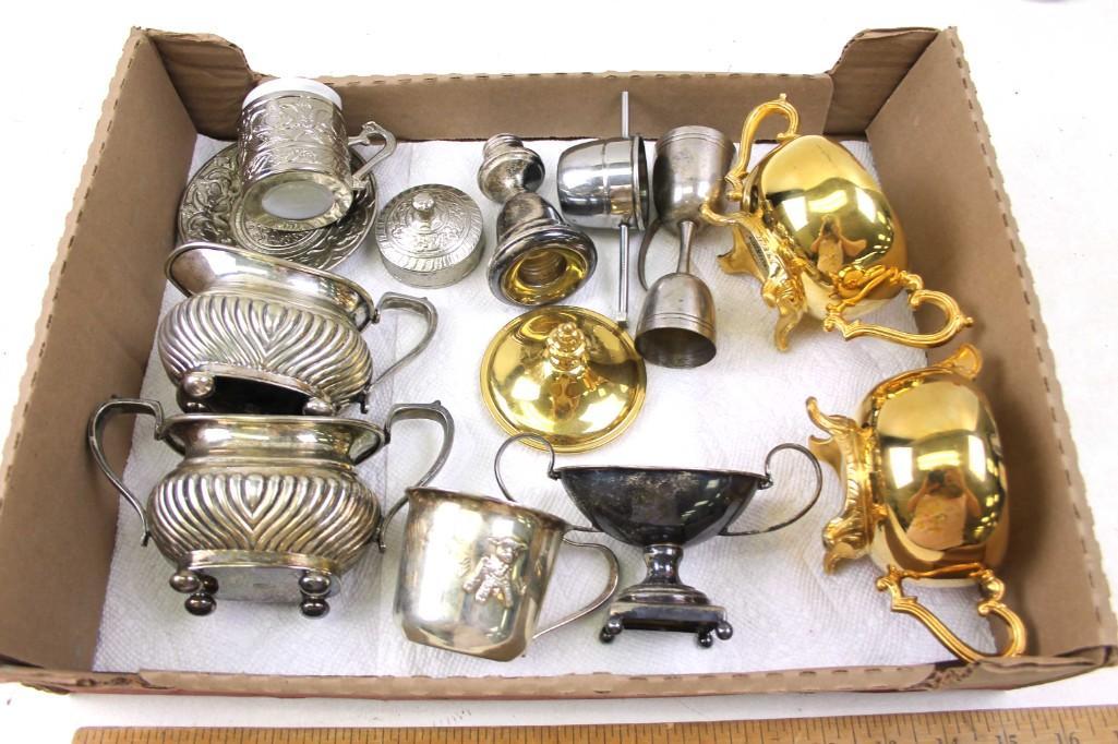 Lot of Metal Ware incl Silverplate (1 of 5)