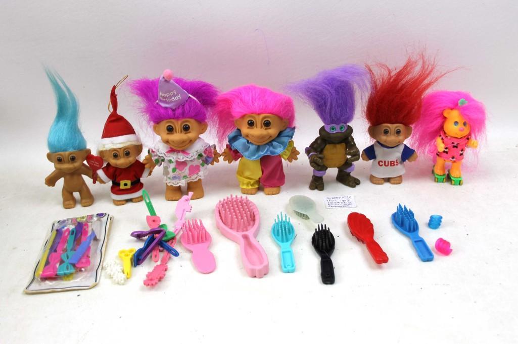 Lot of Troll Dolls and Accessories incl Ninja Turtle (1 of 6)