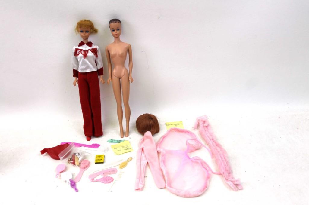 Vintage Barbie Lot incl 1960s Fashion Queen Barbie and (1 of 7)