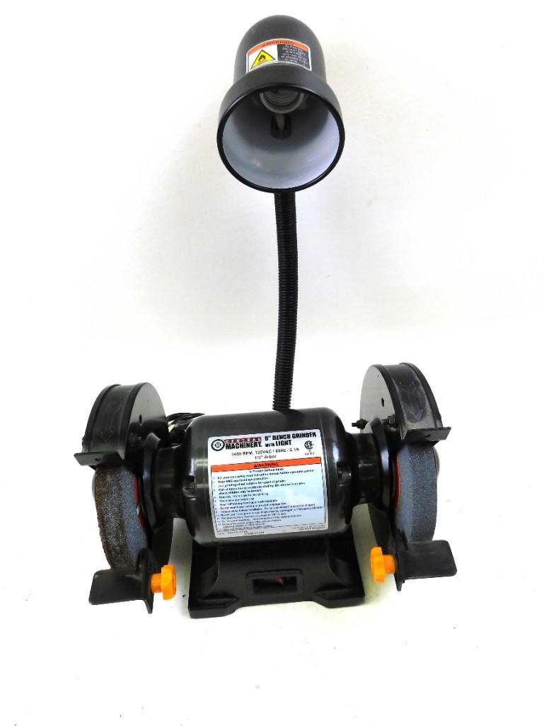 6" Bench Grinder with Light Central Machinery (1 of 2)
