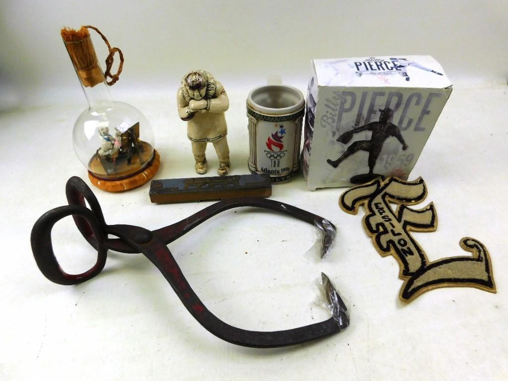 Lot of Misc incl Antique Printers Block The Nellis Feed (1 of 7)