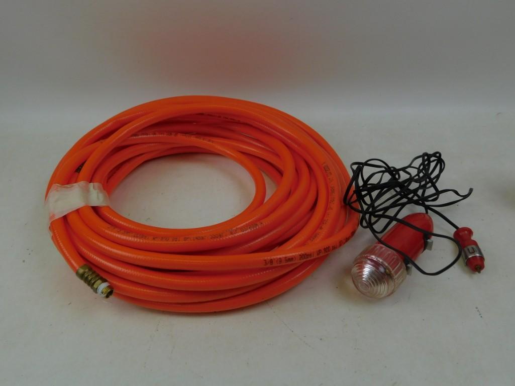 Air Compressor Hose and Vintage Car Plug in Safety (1 of 4)