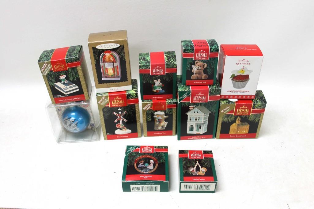 Lot of 11 Hallmark Keepsake Ornaments plus 1 Carolina (1 of 4)