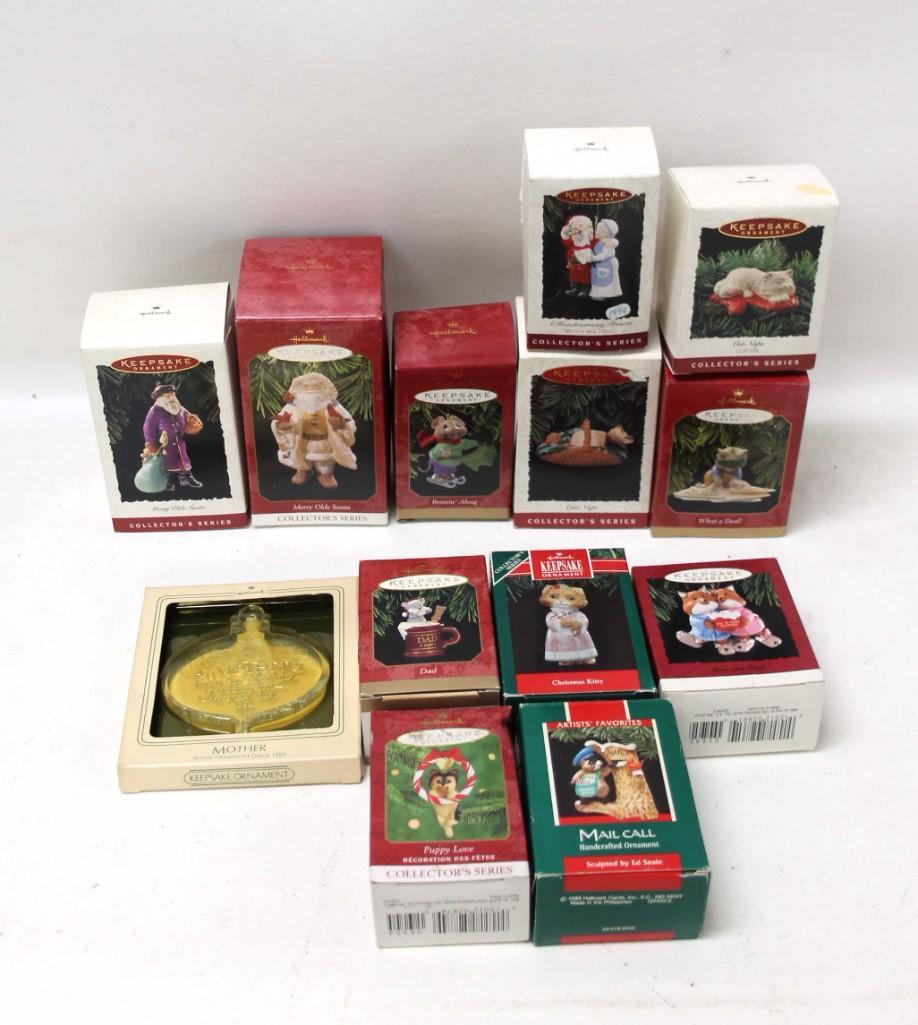 Lot of Christmas Ornaments Mostly Hallmark Keepsake (1 of 3)