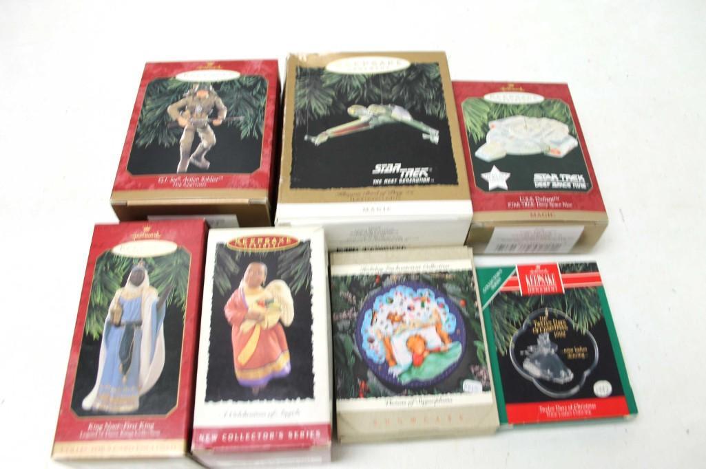 Lot of Hallmark Keepsake Ornaments incl GI Joe , Star (1 of 3)