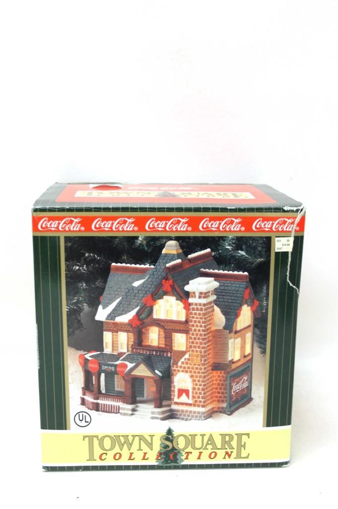 Coca Cola Town Square Christmas Village Dew Drop Inn w (1 of 3)