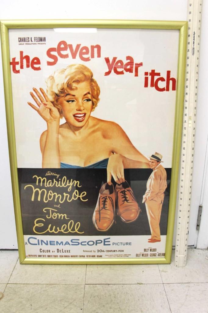 Framed The Seven Year Itch Movie Poster Marilyn Monroe (1 of 4)