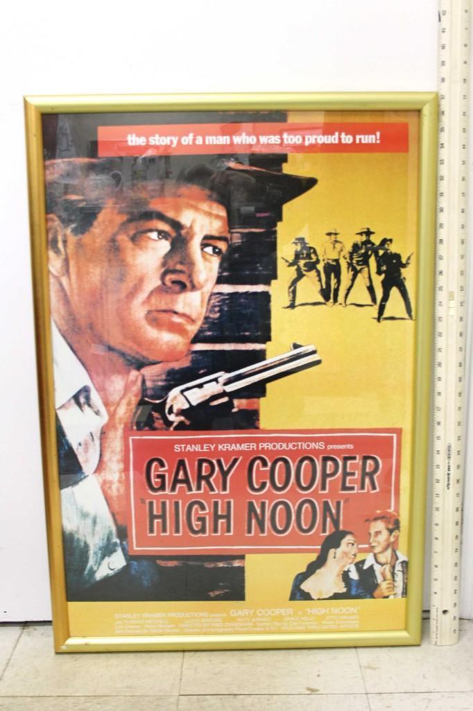Framed High Noon Movie Poster Gary Cooper (1 of 2)